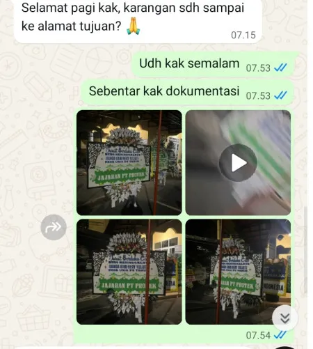 Pengiriman Papan Bunga Selamat Manggarai