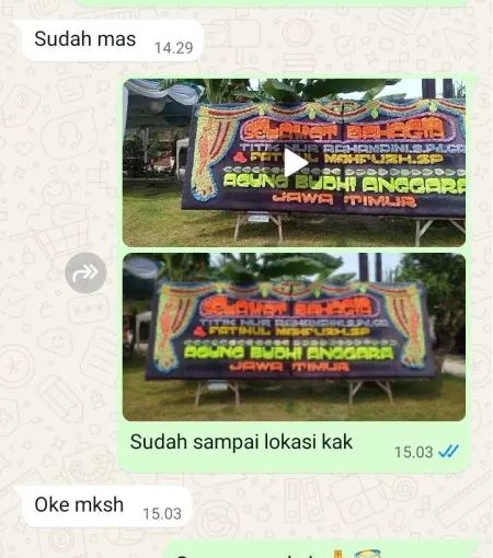 Pengiriman Papan Bunga Manggarai
