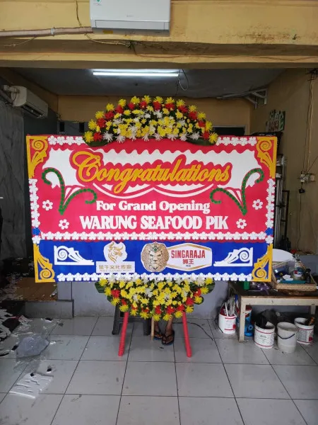 Papan Bunga Ucapan Selamat Manggarai